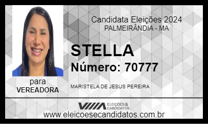 Candidato STELLA 2024 - PALMEIRÂNDIA - Eleições