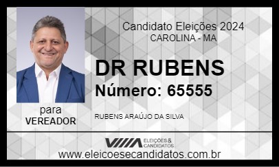 Candidato DR RUBENS 2024 - CAROLINA - Eleições