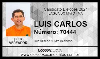 Candidato LUIS CARLOS 2024 - LAGOA DO MATO - Eleições