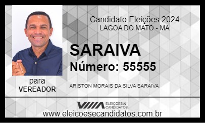 Candidato SARAIVA 2024 - LAGOA DO MATO - Eleições