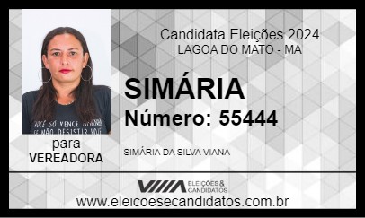 Candidato SIMÁRIA 2024 - LAGOA DO MATO - Eleições