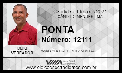 Candidato PONTA 2024 - CÂNDIDO MENDES - Eleições