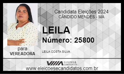 Candidato LEILA 2024 - CÂNDIDO MENDES - Eleições