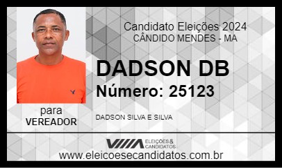 Candidato DADSON DB 2024 - CÂNDIDO MENDES - Eleições