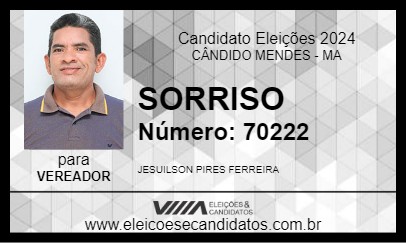 Candidato SORRISO 2024 - CÂNDIDO MENDES - Eleições