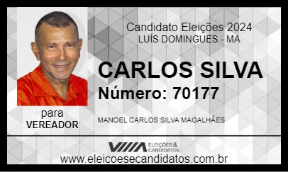 Candidato CARLOS SILVA 2024 - LUÍS DOMINGUES - Eleições