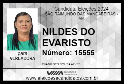 Candidato NILDES DO EVARISTO 2024 - SÃO RAIMUNDO DAS MANGABEIRAS - Eleições