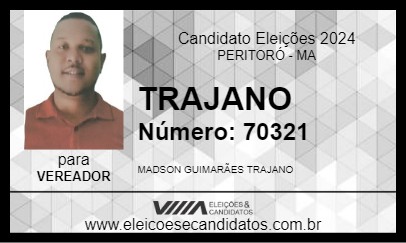 Candidato TRAJANO 2024 - PERITORÓ - Eleições