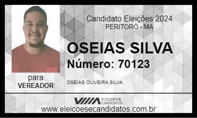 Candidato OSEIAS SILVA 2024 - PERITORÓ - Eleições