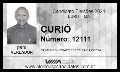 Candidato CURIÓ 2024 - BURITI - Eleições