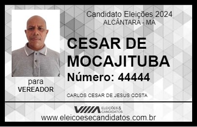 Candidato CESAR DE MOCAJITUBA 2024 - ALCÂNTARA - Eleições