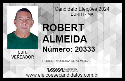 Candidato ROBERT ALMEIDA 2024 - BURITI - Eleições