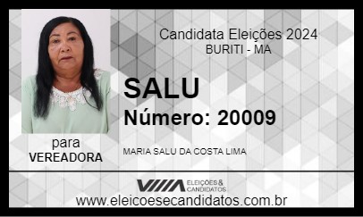 Candidato SALU 2024 - BURITI - Eleições