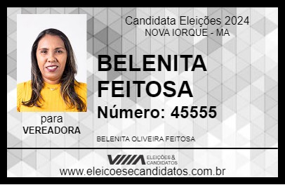 Candidato BELENITA FEITOSA 2024 - NOVA IORQUE - Eleições