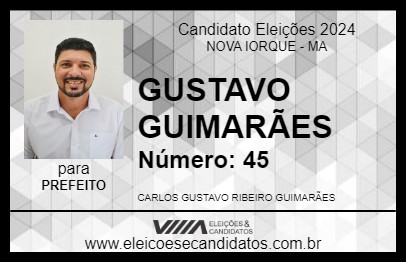 Candidato GUSTAVO GUIMARÃES 2024 - NOVA IORQUE - Eleições