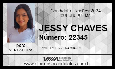 Candidato JESSY CHAVES 2024 - CURURUPU - Eleições