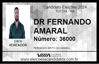 Candidato DR FERNANDO AMARAL 2024 - TUTÓIA - Eleições