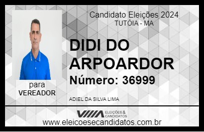 Candidato DIDI DO ARPOARDOR 2024 - TUTÓIA - Eleições