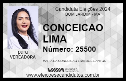 Candidato CONCEICAO LIMA 2024 - BOM JARDIM - Eleições