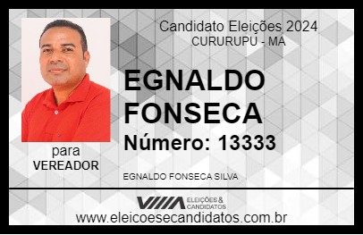 Candidato EGNALDO FONSECA 2024 - CURURUPU - Eleições