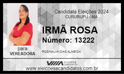 Candidato IRMÃ ROSA 2024 - CURURUPU - Eleições