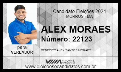 Candidato ALEX MORAES 2024 - MORROS - Eleições