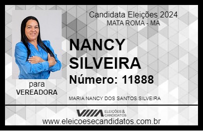 Candidato NANCY SILVEIRA 2024 - MATA ROMA - Eleições