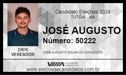 Candidato JOSÉ AUGUSTO 2024 - TUTÓIA - Eleições