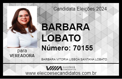 Candidato BARBARA LOBATO 2024 - CEDRAL - Eleições