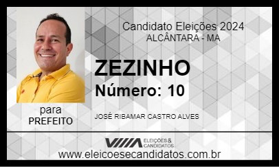 Candidato ZEZINHO 2024 - ALCÂNTARA - Eleições