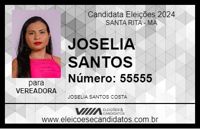 Candidato JOSELIA SANTOS 2024 - SANTA RITA - Eleições