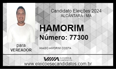 Candidato HAMORIM 2024 - ALCÂNTARA - Eleições