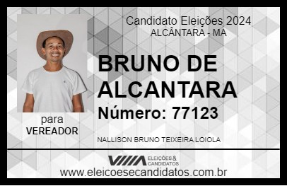 Candidato BRUNO DE ALCANTARA 2024 - ALCÂNTARA - Eleições