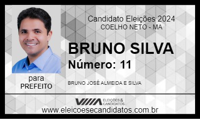 Candidato BRUNO SILVA 2024 - COELHO NETO - Eleições