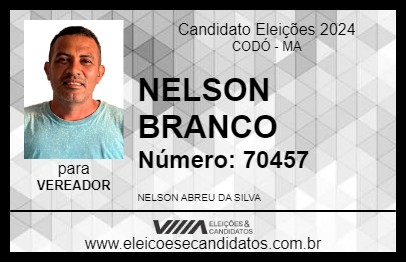 Candidato NELSON BRANCO 2024 - CODÓ - Eleições