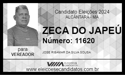 Candidato ZECA DO JAPEÚ 2024 - ALCÂNTARA - Eleições