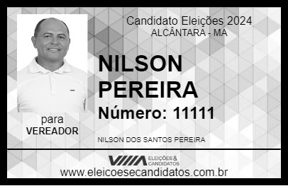 Candidato NILSON PEREIRA 2024 - ALCÂNTARA - Eleições