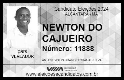 Candidato NEWTON DO CAJUEIRO 2024 - ALCÂNTARA - Eleições