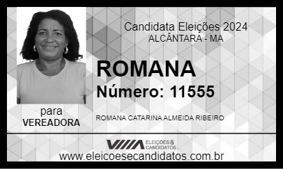 Candidato ROMANA 2024 - ALCÂNTARA - Eleições