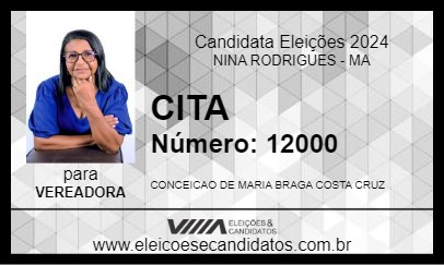 Candidato CITA 2024 - NINA RODRIGUES - Eleições