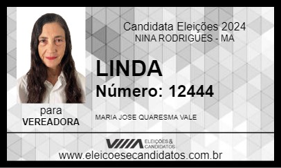 Candidato LINDA 2024 - NINA RODRIGUES - Eleições