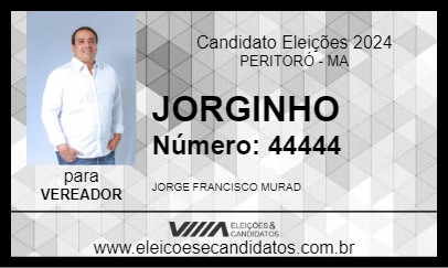 Candidato JORGINHO 2024 - PERITORÓ - Eleições