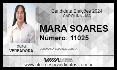 Candidato MARA SOARES 2024 - CAROLINA - Eleições