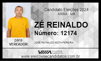 Candidato ZÉ REINALDO 2024 - AXIXÁ - Eleições