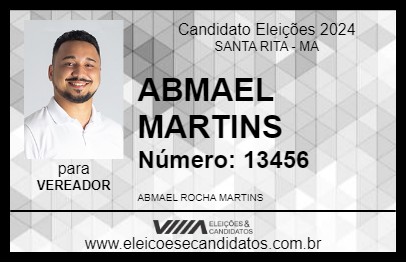 Candidato ABMAEL MARTINS 2024 - SANTA RITA - Eleições