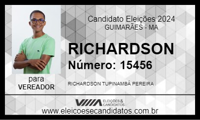 Candidato RICHARDSON 2024 - GUIMARÃES - Eleições