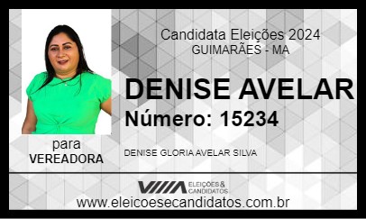 Candidato DENISE AVELAR 2024 - GUIMARÃES - Eleições