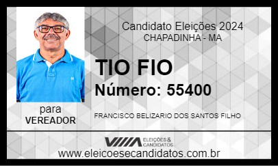 Candidato TIO FIO 2024 - CHAPADINHA - Eleições