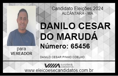 Candidato DANILO CESAR DO MARUDÁ 2024 - ALCÂNTARA - Eleições