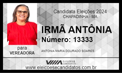 Candidato IRMÃ ANTÔNIA 2024 - CHAPADINHA - Eleições